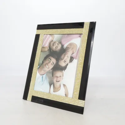 Cadre photo (Noir, Or) de Maxstyle