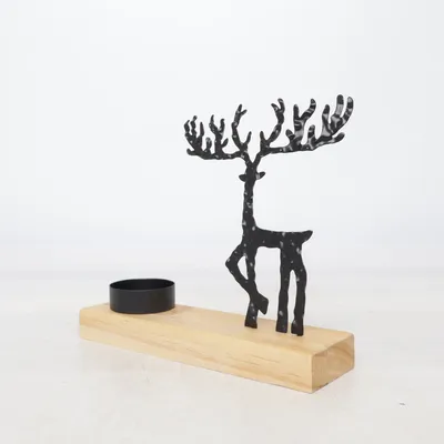Candle holder (Black, Brown)