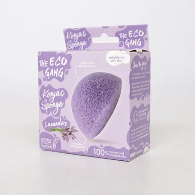 Reinigingstool (Konjac Sponge Lavender) van The Eco Gang