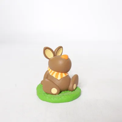 Figurine en porcelaine (Marron, Vert, Orange) de Nici