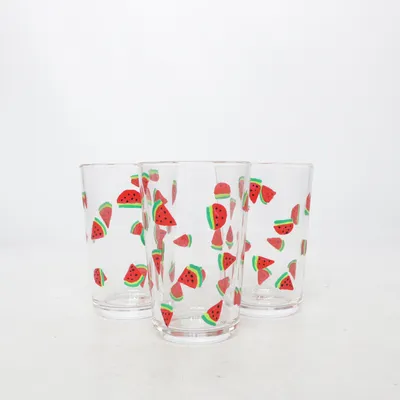 Verre à boire (Transparent, Multicolore)