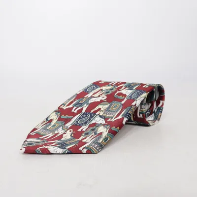Cravate (Rouge, Multicolore) de René Chagal