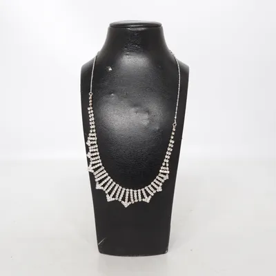 Necklace (Silver) from Claire's Unknown metal