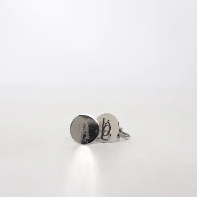 Boutons de manchette (Argent) Acier inoxydable