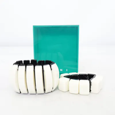 Armbånd (Hvid, Sort) fra Marni at H&M Ukendt metal