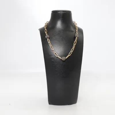 Necklace (Gold, Black) from Envy Unknown metal