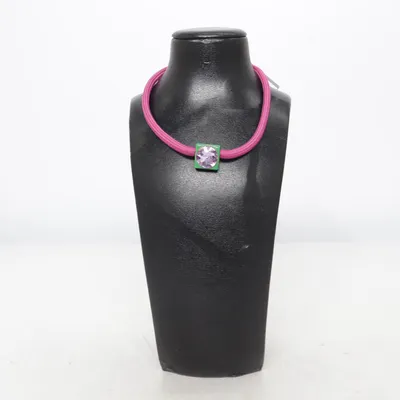 Collier (Rose, Vert) de Bijou Brigitte Métal inconnu