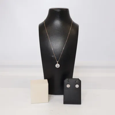 Smyckesset (Rosa) från Guldfynd Okänd metall