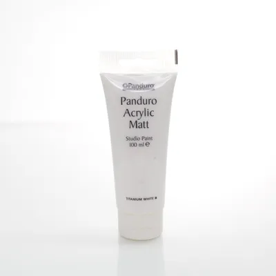 Acrylic paint (White) from Panduro Hobby