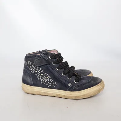 Laced boots (Blue) from Richter Leather