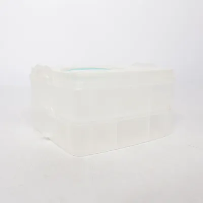 Boîte à couture (Transparent, Turquoise)