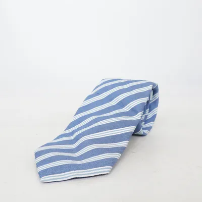 Slips (Blå, Vit) från A.Christensen Bomull, Silke