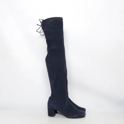 Bottes (Bleu) de Stuart Weitzman Cuir