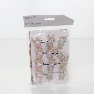 Juldekoration (Brun, Flerfärgad)