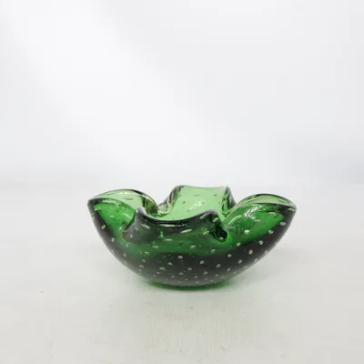 Ashtray (Green) from Murano Glass
