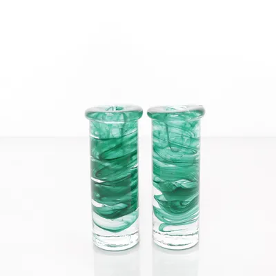 Ljuslykta (Grön, Transparent) från Kosta Boda