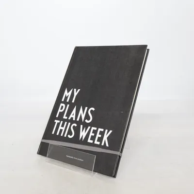 Carnet (My Plans This Week) de Design Letters