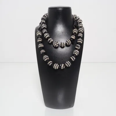 Ketting (Wit, Zwart) van MaxMara Onbekend materiaal
