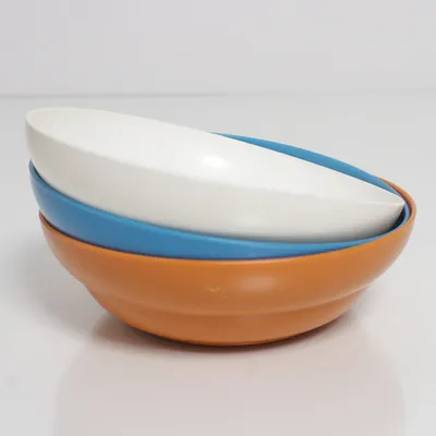 Skål (Blå, Brun, Vit) från Tupperware