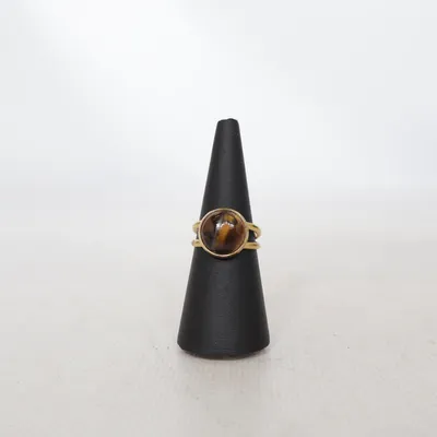 Ring (Echtes Tigerauge) Stainless steel