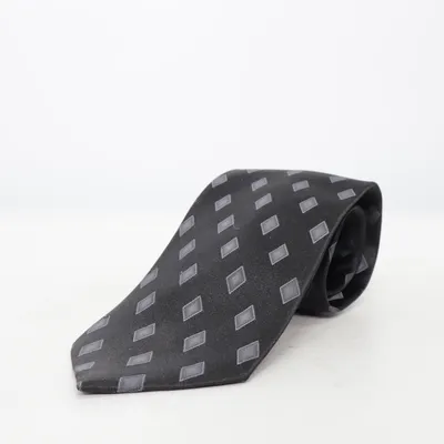 Cravate (Noir, Gris) de Batistini Soie