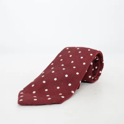 Tie (Red, White) from A.Christensen Silk