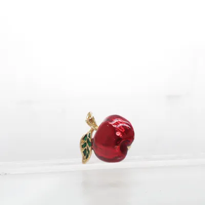 Broche (Rood) Onbekend materiaal