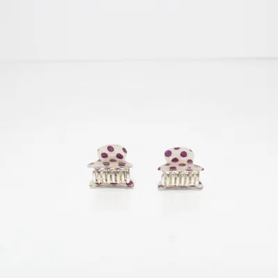 Hair clamp (Beige, Purple)