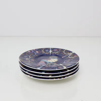 Bord (Blauw, Meerkleurig) van Iittala