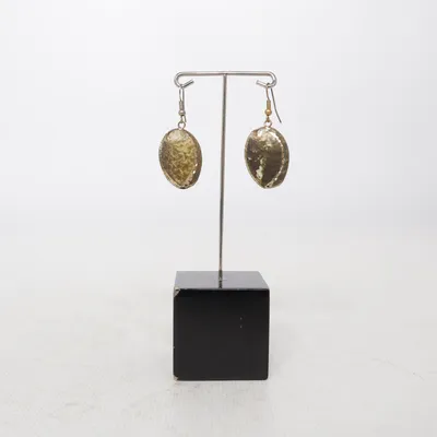 Oorbellen (Groen, Goud) Onbekend materiaal