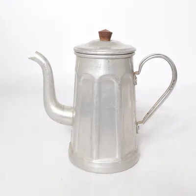 Kaffepanna (Silverfärgad)