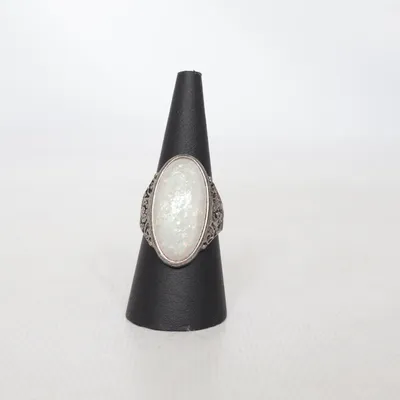 Bague (Argent, Blanc) Métal inconnu