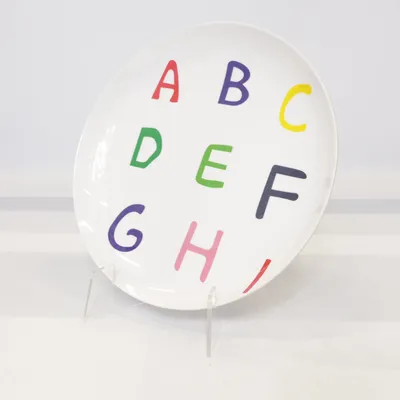 Tallrik (Vit, Flerfärgad) från Bruka Design