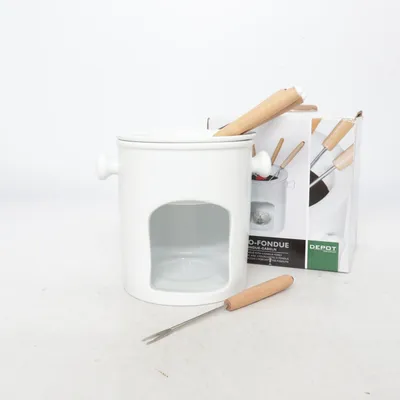 Ensemble de fondue au chocolat (Blanc, Marron) de Depot