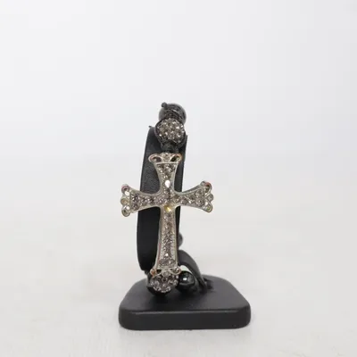 Armbånd (Sort, Sølv) Ukendt metal