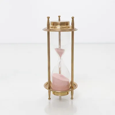 Hourglass (Gold, Pink, Transparent)