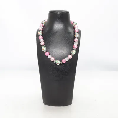 Ketting (Roze, Meerkleurig) Onbekend materiaal