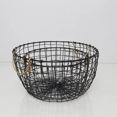 Storage basket (Black, Gold)