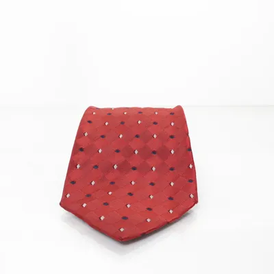 Cravate (Rouge, Bleu, Blanc) de Giorgio Redaelli Soie