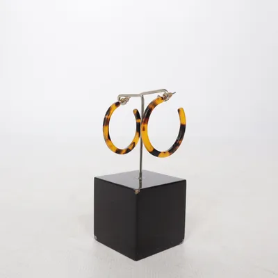 Earrings (Brown, Multicolored) Unknown metal
