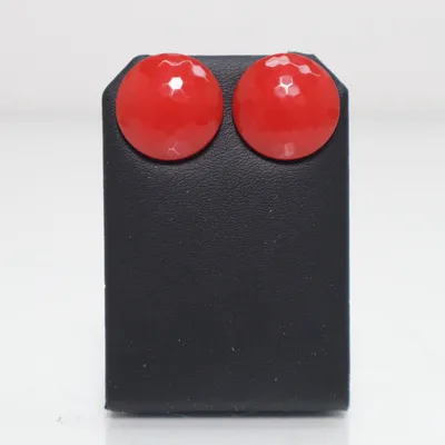 Oorbellen (Rood) Plastic
