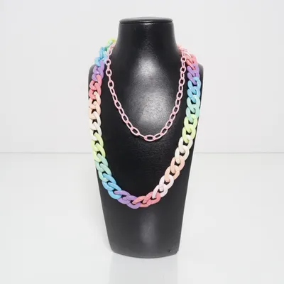 Necklace (Multicolored) Unknown metal