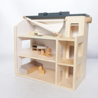 Dukkehus (Beige, Sort) fra Kids Concept