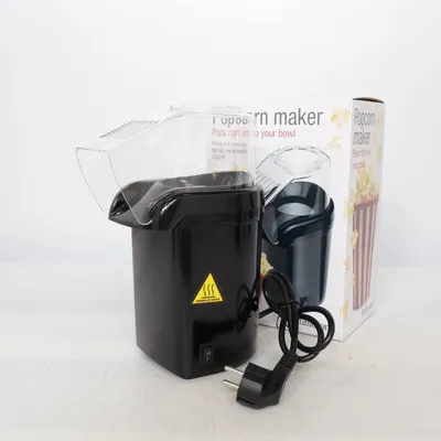 Popcornmaskine (Sort) fra Rubicson