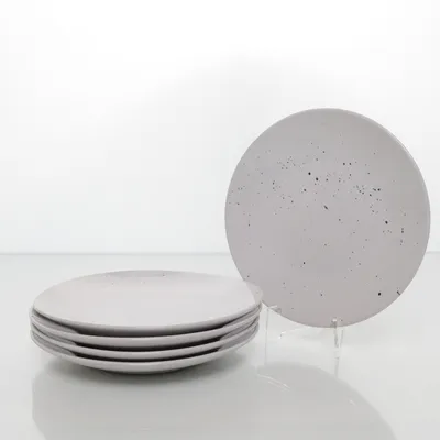 Plate (Gray, White) from H&M Home