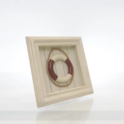 Vægdekoration (Beige, Rød, Hvid)