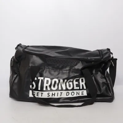Træningstaske (Sort) fra Stronger Polyester, Polyurethan