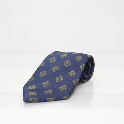 Slips (Blå, Guldfärgad) från Hugo Boss Silke