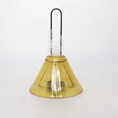 Porte-bougie d'extérieur (Jaune, Noir)