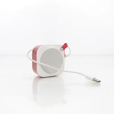 Bluetooth højttaler (Hvid, Rød)